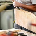 Step-by-step guide on crafting a simple woodworking bench for beginners