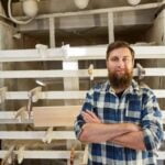 A wooden chair crafted by hand with traditional tools before power tools were invented