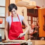 Why Does Painters Blue Tapr Rull of Woodwork Paint Vibrant blue painter's tape with woodwork paint - an essential tool for precision painting