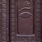 Suggested alt text: Step-by-step guide on removing paint from woodwork and restoring its original finish