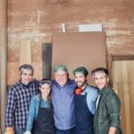 Woodworking Standing Desk Adjustable wooden standing desk with ergonomic design for improved posture and productivity