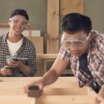 Woodworking tool: A sturdy horse for supporting and stabilizing wood during crafting