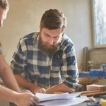 Butterfly Joint Woodworking Close-up of a beautifully crafted butterfly joint in a wooden table