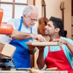 Suggested paint types for woodwork: acrylic, latex, oil-based, or enamel - choose according to your preferences