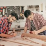 What Do You Need to Make a Woodworking Table Essential tools and materials for making a woodworking table, including saws, screws, and sturdy wooden planks