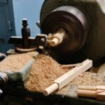 Image: Example of a tenon joint in woodworking