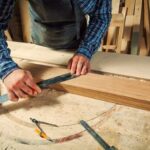 Diy Woodworking Table Saw DIY woodworking table saw in action, cutting wood for a custom project