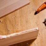 What Color Tint White Woodwork to Go With Walnut Floor A beautiful contrast: White woodwork with a hint of grey to complement walnut floors