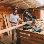 Can a Person Support a Family With a Woodworking Business Woodworker creating custom furniture to support family with handmade designs and precision craftsmanship
