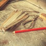 a recess or step that is created in the edge of a material