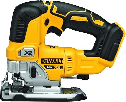 Best Jigsaws 5 DEWALT 20V MAX XR Jig Saw, 3,200 Blade Speed, Cordless, Brushless Motor, LED Light, Bare Tool Only (DCS334B)